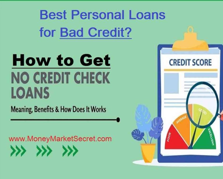 best personal loans for bad credit?