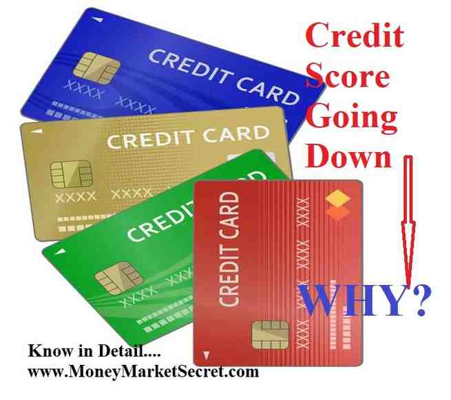 why is my credit score going down when I pay on time?